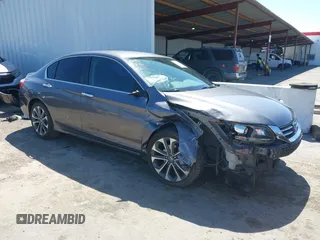 2015 Honda Accord Sport with VIN 1HGCR2F57FA236540, listed as a IAAI auction lot 42191104 with 151,853 mi miles and . Bid and sale history available at DreamBid. Image 1.