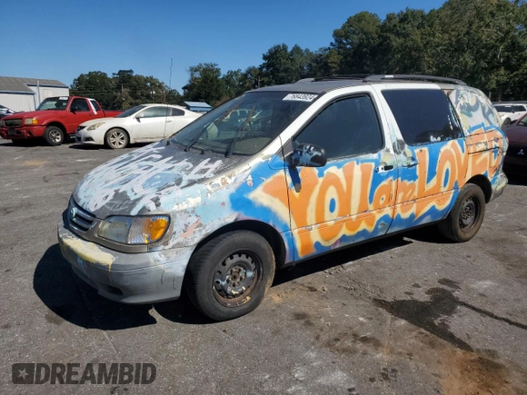 2001 Toyota Sienna LE with VIN 4T3ZF13C31U393555, listed as a Copart auction lot 76843924 with 159,957 mi miles and Clean Title. Bid and sale history available at carsss.com. Image 1.
