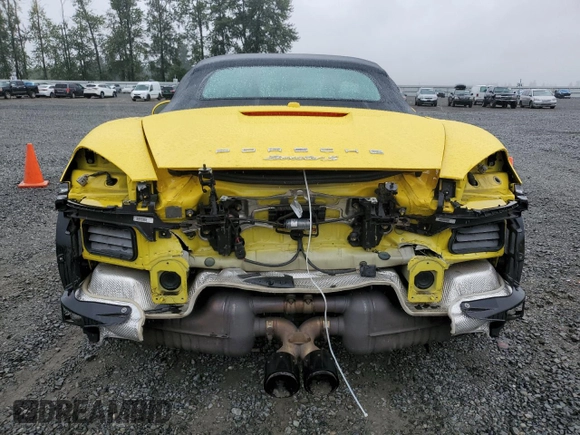 2013 Porsche Boxster S with VIN WP0CB2A87DS130116, listed as a Copart auction lot 64066325 with 53,872 mi miles and Salvage title. Bid and sale history available at DreamBid. Image 6.