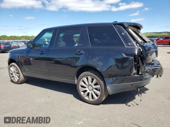 2021 Land Rover Range Rover with VIN SALGS5SE3MA416342, listed as a Copart auction lot 57255025 with 54,901 mi miles and Salvage title. Bid and sale history available at DreamBid. Image 2.