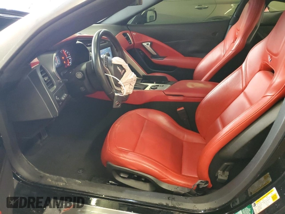 2014 Chevrolet Corvette Z51 3LT with VIN 1G1YM2D79E5109943, listed as a Copart auction lot 47763625 with 37,479 mi miles and Salvage title. Bid and sale history available at DreamBid. Image 7.