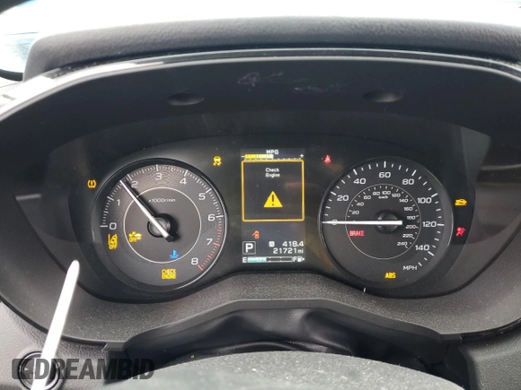 2023 Subaru Impreza with VIN 4S3GTAB60P3720467, listed as a Copart auction lot 47695905 with 21,721 mi miles and Salvage title. Bid and sale history available at DreamBid. Image 9.