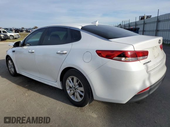 2017 Kia Optima LX with VIN 5XXGT4L3XHG162876, listed as a Copart auction lot 87487884 with 100,712 mi miles and Salvage Title. Bid and sale history available at carsss.com. Image 2.