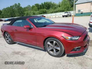 2015 Ford Mustang EcoBoost Premium with VIN 1FATP8UH2F5365272, listed as a Copart auction lot 60438825 with 77,675 mi miles and Salvage title. Bid and sale history available at DreamBid. Image 4.