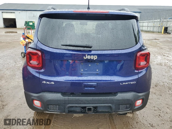 2020 Jeep Renegade Limited with VIN ZACNJBD18LPL82744, listed as a Copart auction lot 59294635 with 63,109 mi miles and Clean title. Bid and sale history available at DreamBid. Image 6.