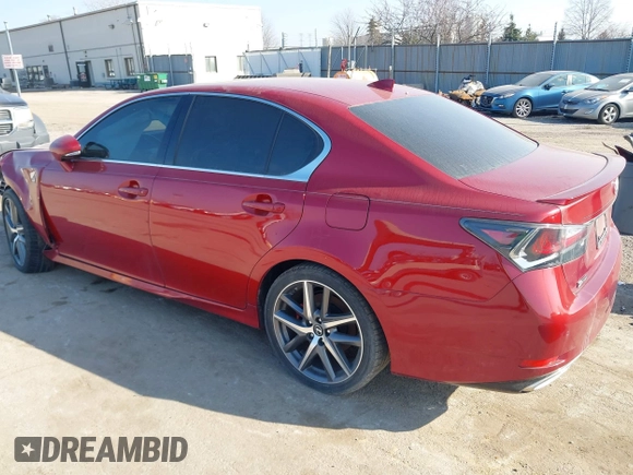 2016 Lexus GS 350 with VIN JTHBZ1BLXGA003499, listed as a IAAI auction lot 41576053 with 33,377 mi miles. Bid and sale history available at carsss.com. Image 3.