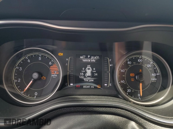 2019 Jeep Cherokee Latitude with VIN 1C4PJLCB8KD266968, listed as a Copart auction lot 48789524 with 85,341 mi miles and Salvage Title. Bid and sale history available at DreamBid. Image 9.