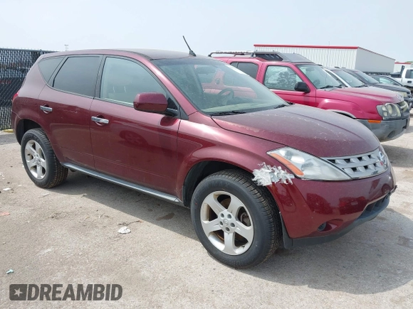 2005 Nissan Murano SL z VIN JN8AZ08W25W422525, wystawiony jako IAAI lot #41922432 z przebiegiem 88 060 mil mil oraz . Historia ofert i sprzedaży dostępna na DreamBid. Obrazek 1.