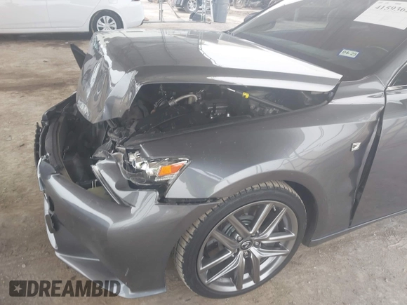 2016 Lexus IS 200t with VIN JTHBA1D21G5035570, listed as a IAAI auction lot 41593624 with 105,100 mi miles and . Bid and sale history available at carsss.com. Image 6.