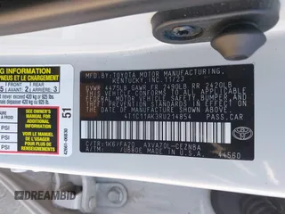 2024 Toyota Camry LE z VIN 4T1C11AK3RU214854, wystawiony jako IAAI lot #42143146 z przebiegiem 50 344 mil mil oraz . Historia ofert i sprzedaży dostępna na DreamBid. Obrazek 9.