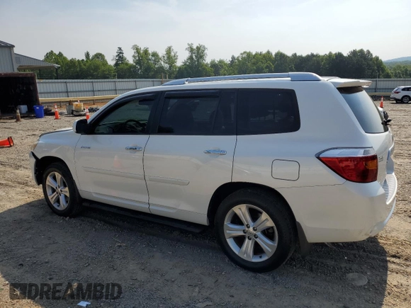 2010 Toyota Highlander Limited with VIN 5TDYK3EH8AS017561, listed as a Copart auction lot 62384975 with 141,853 mi miles and Salvage title. Bid and sale history available at DreamBid. Image 2.