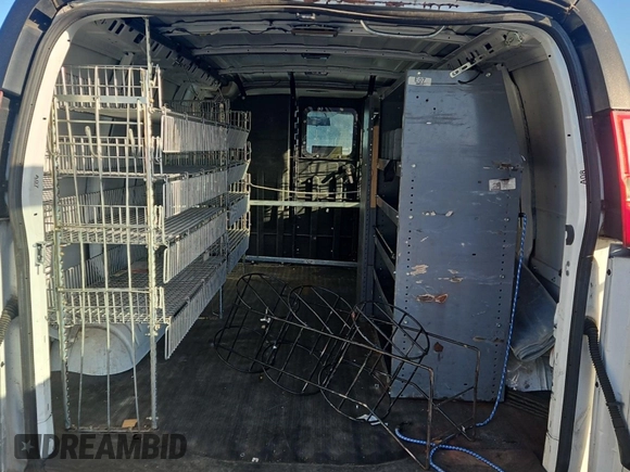 2013 Chevrolet Express Cargo with VIN 1GCWGFCA3D1147507, listed as a IAAI auction lot 42821437 with 234,091 mi miles and . Bid and sale history available at DreamBid. Image 18.
