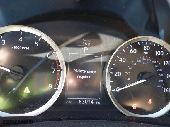 2016 Lexus IS 200t with VIN JTHBA1D25G5002149, listed as a IAAI auction lot 41891161 with 83,014 mi miles. Bid and sale history available at carsss.com. Image 7.