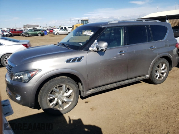 2011 Infiniti QX56 7-passenger with VIN JN8AZ2NE9B9002889, listed as a Copart auction lot 77070934 with 167,397 mi miles and Clean Title. Bid and sale history available at carsss.com. Image 1.
