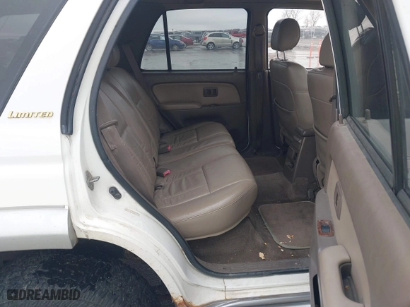 1998 Toyota 4Runner Limited with VIN JT3HN87RXW0148418, listed as a IAAI auction lot 41708975 with 305,530 mi miles. Bid and sale history available at carsss.com. Image 8.