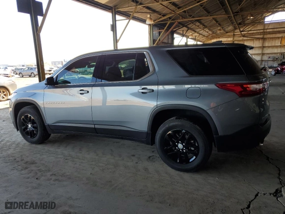 2021 Chevrolet Traverse LS with VIN 1GNERFKW5MJ132209, listed as a Copart auction lot 46788295 with 65,630 mi miles and Salvage Title. Bid and sale history available at carsss.com. Image 2.