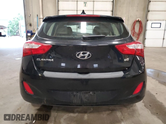 2013 Hyundai Elantra GT with VIN KMHD35LE2DU138100, listed as a Copart auction lot 55961344 with 79,144 mi miles and Salvage Title. Bid and sale history available at carsss.com. Image 6.