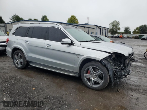 2015 Mercedes-Benz GL-Class GL 63 AMG with VIN 4JGDF7EE7FA484101, listed as a Copart auction lot 72927794 with 128,669 mi miles and Salvage Title. Bid and sale history available at carsss.com. Image 4.