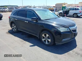 2016 Acura MDX with VIN 5FRYD3H2XGB019308, listed as a IAAI auction lot 41914816 with 1 mi miles. Bid and sale history available at carsss.com. Image 1.