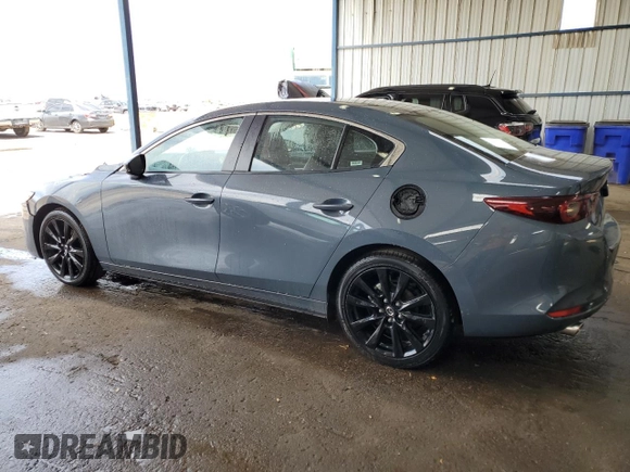 2024 Mazda 3 S Carbon Edition with VIN 3MZBPBCM3RM410653, listed as a Copart auction lot 55505645 with 26,729 mi miles and Salvage Title. Bid and sale history available at DreamBid. Image 2.