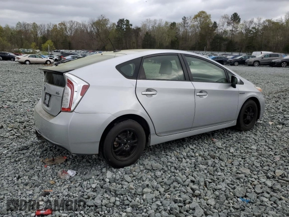 2013 Toyota Prius One with VIN JTDKN3DU5D5682343, listed as a Copart auction lot 51982825 with Not Provided miles and Clean Title. Bid and sale history available at carsss.com. Image 3.
