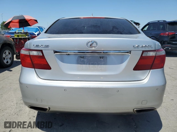 2007 Lexus LS 460 L with VIN JTHGL46F875002907, listed as a Copart auction lot 64142945 with 256,970 mi miles and Clean title. Bid and sale history available at DreamBid. Image 6.