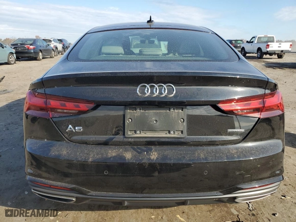 2021 Audi A5 Sportback S line Premium Plus with VIN WAUFACF59MA062859, listed as a Copart auction lot 79779104 with NaN miles and Salvage Title. Bid and sale history available at carsss.com. Image 6.