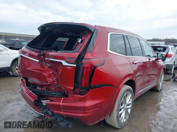2022 Cadillac XT6 Premium Luxury with VIN 1GYKPDRS6NZ118860, listed as a IAAI auction lot 41459341 with 64,682 mi miles. Bid and sale history available at carsss.com. Image 6.