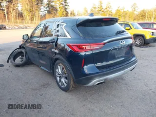2019 Infiniti QX50 Luxe with VIN 3PCAJ5M32KF132667, listed as a IAAI auction lot 41095763 with 82,549 mi miles and . Bid and sale history available at DreamBid. Image 3.