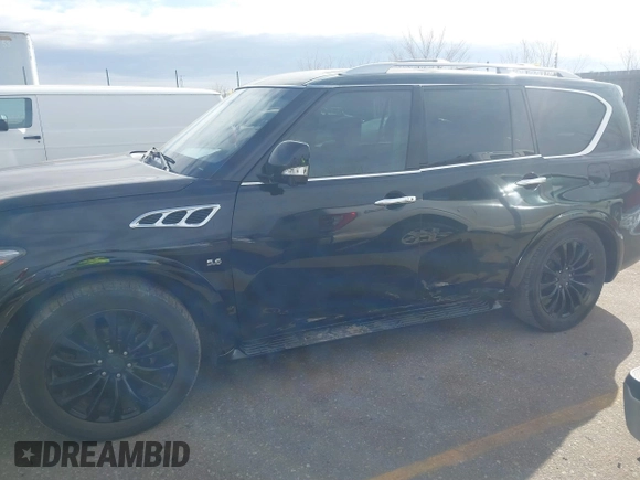 2015 Infiniti QX80 with VIN JN8AZ2NF1F9572769, listed as a IAAI auction lot 41478820 with 143,892 mi miles and . Bid and sale history available at DreamBid. Image 14.