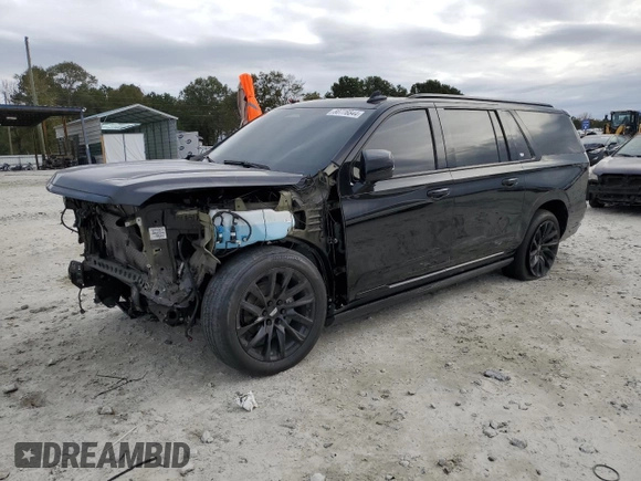 2022 Cadillac Escalade ESV Sport Platinum with VIN 1GYS4RKL5NR333865, listed as a Copart auction lot 80776844 with 71,297 mi miles and Salvage title. Bid and sale history available at DreamBid. Image 1.