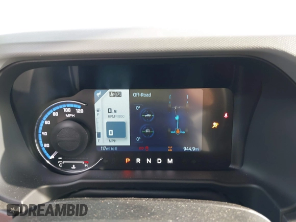 2024 Ford Bronco Black Diamond with VIN 1FMDE1BH5RLB38488, listed as a IAAI auction lot 42650965 with 944 mi miles and . Bid and sale history available at DreamBid. Image 7.