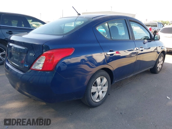 2012 Nissan Versa SV with VIN 3N1CN7AP0CL822889, listed as a IAAI auction lot 42349923 with 168,914 mi miles and . Bid and sale history available at DreamBid. Image 4.