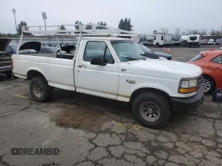 1992 Ford F-150 with VIN 2FTDF15Y6NCA51054, listed as a Copart auction lot 87954625 with 0 mi miles and Clean Title. Bid and sale history available at carsss.com. Image 4.