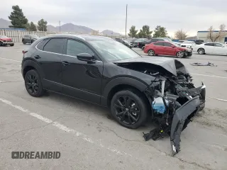 2025 Mazda CX-30 S Select Sport with VIN 3MVDMBBM7SM768607, listed as a Copart auction lot 41609905 with 1,543 mi miles and Salvage Title. Bid and sale history available at DreamBid. Image 4.