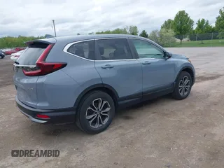 2021 Honda CR-V EX with VIN 2HKRW2H55MH628744, listed as a IAAI auction lot 42257771 with 34,369 mi miles and . Bid and sale history available at DreamBid. Image 4.