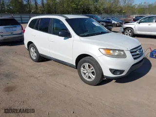 2012 Hyundai Santa Fe GLS with VIN 5XYZGDAB3CG118004, listed as a IAAI auction lot 42022246 with 255,598 mi miles. Bid and sale history available at carsss.com. Image 1.