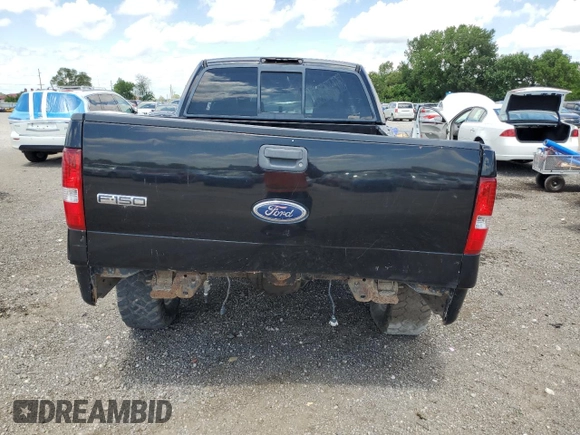 2004 Ford F-150 XLT with VIN 1FTPX14564NA90009, listed as a Copart auction lot 62570055 with 207,401 mi miles and Clean title. Bid and sale history available at DreamBid. Image 6.