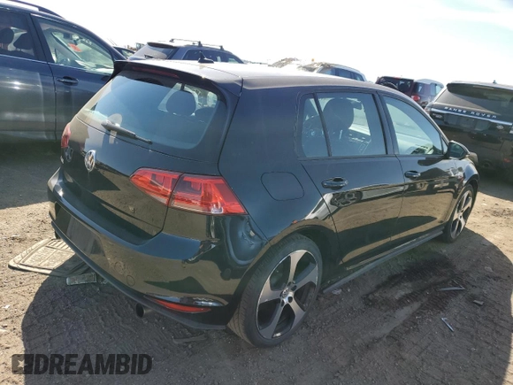 2016 Volkswagen Golf GTI SE with VIN 3VW4T7AU3GM001263, listed as a Copart auction lot 48008664 with 75,552 mi miles. Bid and sale history available at carsss.com. Image 3.