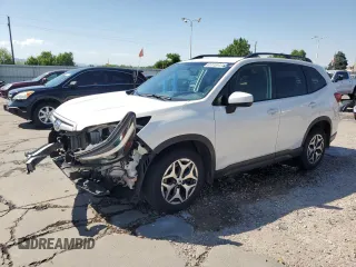 2019 Subaru Forester Premium with VIN JF2SKAEC2KH416326, listed as a Copart auction lot 61375845 with 89,374 mi miles and Salvage title. Bid and sale history available at DreamBid. Image 1.