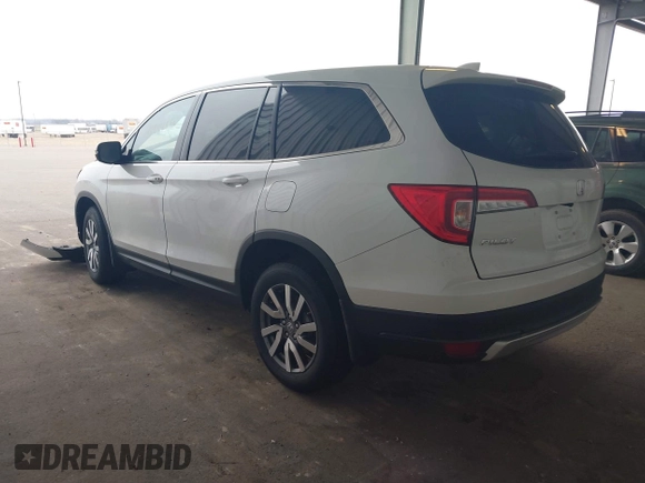 2022 Honda Pilot EX-L with VIN 5FNYF6H58NB097283, listed as a IAAI auction lot 40944566 with 22,027 mi miles and . Bid and sale history available at DreamBid. Image 3.