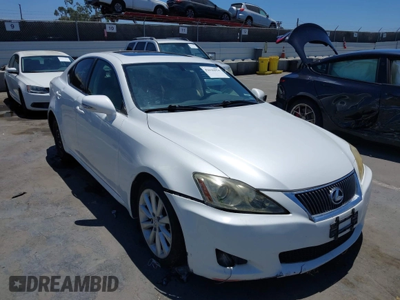 2010 Lexus IS 250 with VIN JTHBF5C25A5124737, listed as a IAAI auction lot 42636954 with Not provided miles and . Bid and sale history available at DreamBid. Image 6.