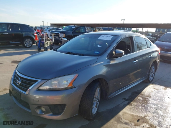 2015 Nissan Sentra S with VIN 3N1AB7AP8FY279346, listed as a IAAI auction lot 41339612 with 80,584 mi miles. Bid and sale history available at carsss.com. Image 18.
