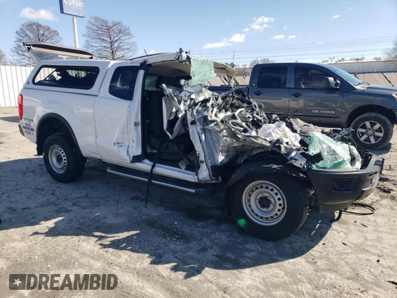 2020 Ford Ranger XL with VIN 1FTER1EH8LLA97967, listed as a Copart auction lot 45472375 with Not Provided miles and Salvage Title. Bid and sale history available at DreamBid. Image 4.