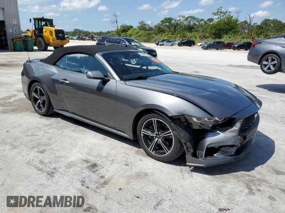 2024 Ford Mustang EcoBoost with VIN 1FAGP8UH1R5132733, listed as a Copart auction lot 52517845 with 19,070 mi miles and Clean Title. Bid and sale history available at carsss.com. Image 4.