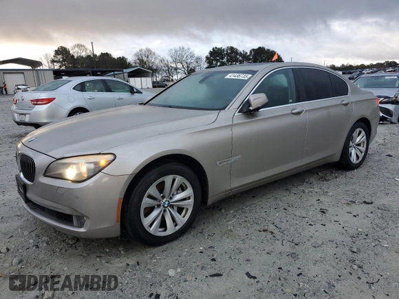2012 BMW 7 Series 740i with VIN WBAKA4C56CDS99041, listed as a Copart auction lot 41436735 with 170,059 mi miles and Clean title. Bid and sale history available at DreamBid. Image 1.