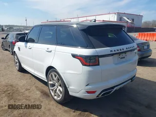 2019 Land Rover Range Rover Sport SVR with VIN SALWZ2SE7KA865879, listed as a IAAI auction lot 41613539 with 65,456 mi miles and . Bid and sale history available at DreamBid. Image 3.