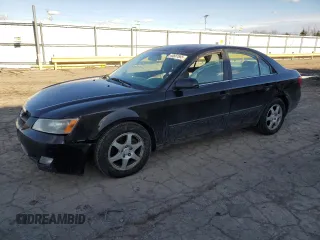 2006 Hyundai Sonata GLS with VIN 5NPEU46FX6H094610, listed as a Copart auction lot 46687865 with 252,934 mi miles and Salvage Title. Bid and sale history available at DreamBid. Image 1.