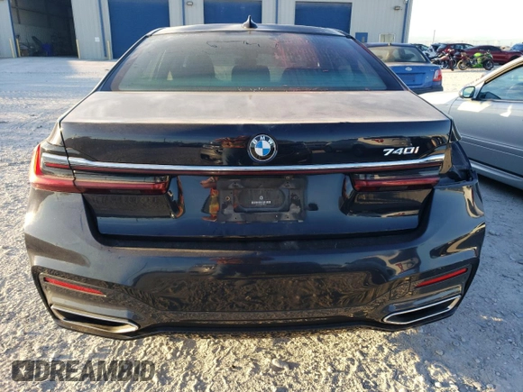 2020 BMW 7 Series 740i with VIN WBA7T2C09LCD64580, listed as a Copart auction lot 70883843 with 46,533 mi miles and . Bid and sale history available at DreamBid. Image 6.