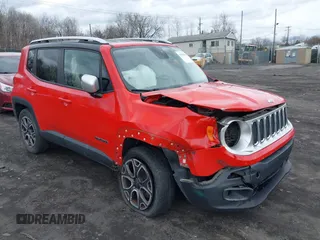 2015 Jeep Renegade Limited with VIN ZACCJBDT7FPB28670, listed as a IAAI auction lot 41950464 with 142,018 mi miles and . Bid and sale history available at DreamBid. Image 1.